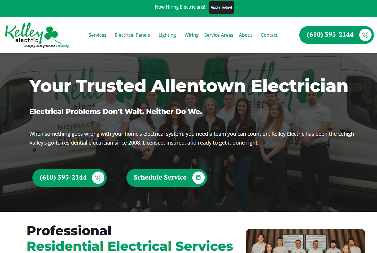 Kelley Electric Website